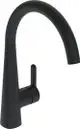 HANSA-Kuechenarmatur-HANSADESIGNO-Style-5101-Matt-Schwarz-5101228333 gallery number 1